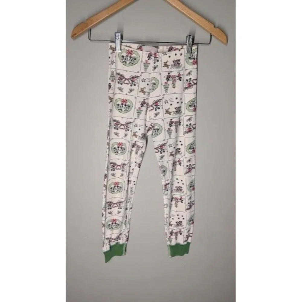 HANNA ANDERSSON Size 120 (6-7) Holiday Mickey Mouse Minnie Mouse Pajamas Unisex